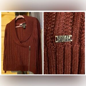 Beautiful Harley Davidson Sweater, Hard to Find, Size Med